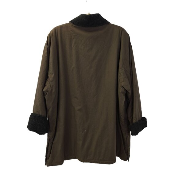 NWT Olsen Sherpa Fleece Lined Utility Barn Jacket Size 42/US XL/2XL - Picture 2 of 8